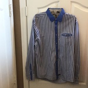 Men’s English Laundry Blaque Label LS Button Down Shirt (XL)